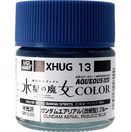 Mr. Hobby Gundam Aerial Rebuild Blue 10ml - XHUG13 - MPM Hobbies