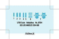 1/700 Hobby Boss USS Los Angeles Plastic Model Kit