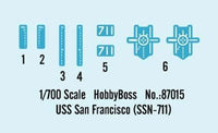 1/700 Hobby Boss USS San Francisco (SSN-711) Plastic Model Kit