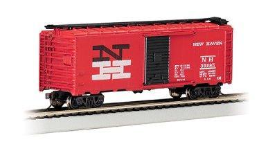 HO Bachmann 40' Box Car - New Haven #39285 (Red) 16015 - MPM Hobbies