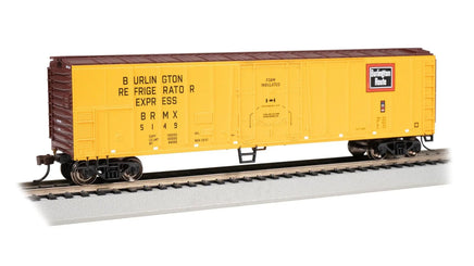 HO Bachmann 50' Steel Reefer - Burlington #5149 - 17912 - MPM Hobbies