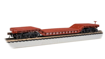 HO Bachmann 52' Center-Depressed Flatcar - Pennsylvania Railroad #435493 - 18339 - MPM Hobbies