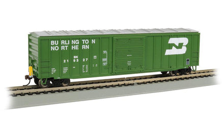 HO Bachmann Burlington Northern - 50' Outside Braced Boxcar w/Fred 14902 - MPM Hobbies