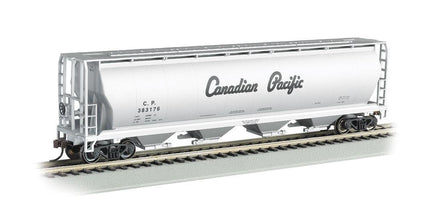 HO Bachmann Canadian Pacific - 4 Bay Cylindrical Grain Hopper 19142 - MPM Hobbies