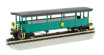 HO Bachmann Cass Scenic Railroad - Open-Sided Excursion Car 17445 - MPM Hobbies