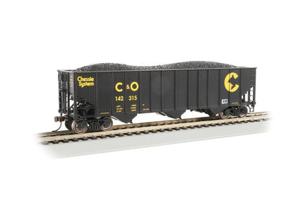 HO Bachmann Chessie System (C&O) - Beth Steel 100 Ton 3-Bay Hopper 18744 - MPM Hobbies