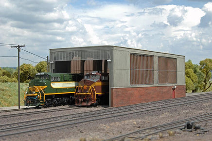 HO Bachmann Double Stall Shed 35116 - MPM Hobbies