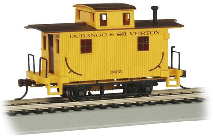HO Bachmann Durango & Silverton (Yellow) - Old Time Bobber Caboose 18403 - MPM Hobbies