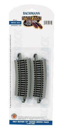 HO Bachmann E-Z NS Track 1/2 18" Radius Curved 44531 - MPM Hobbies