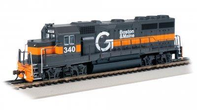 HO Bachmann EMD GP40- Boston & Maine (Guilford) #340 - 60313 - MPM Hobbies