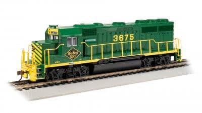 HO Bachmann EMD GP40 - Reading #3675 - 66310 - MPM Hobbies
