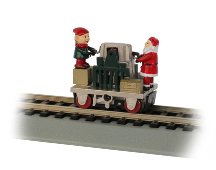 HO Bachmann Gandy Dancer Operating Hand Car - Christmas 46224 - MPM Hobbies