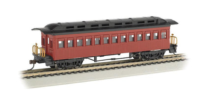 HO Bachmann Painted Unlettered Red - Coach (1860-80 Era) 13402 - MPM Hobbies