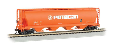 HO Bachmann Potacan - 4 Bay Cylindrical Grain Hopper 19141 - MPM Hobbies