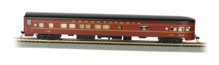 HO Bachmann PRR Smooth-Side Observation Car #1135 w/Lighted Interior 14311 - MPM Hobbies