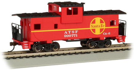 HO Bachmann Santa Fe #999771 - Red 36' Wide-Vision Caboose 17704 - MPM Hobbies