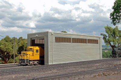 HO Bachmann Single Stall Shed 35115 - MPM Hobbies