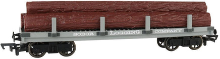 HO Bachmann Thomas & Friends Sodor Logging Company Flat Wagon with Logs 77004 - MPM Hobbies