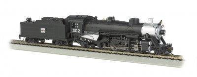 HO Bachmann Western Pacific Light 2-8-2 with Medium Tender - DCC Ready #302 - 54404 - MPM Hobbies