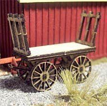 HO Osborn Baggage Cart 2pk (Wooden Kit) 1084 - MPM Hobbies