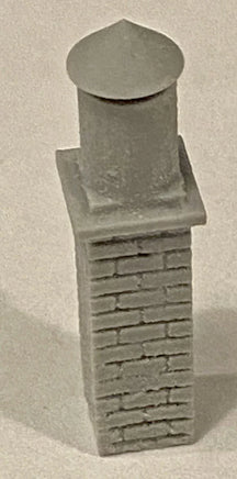 HO Scale Bar Mills Roof Capped Chimney 3 Pack 2039 - MPM Hobbies