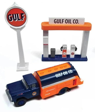 HO Scale Classic Metal Works '60 Ford Tnk Trk-Gulf Oil 40003 - MPM Hobbies