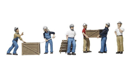 HO Woodland Dock Workers 1823 - MPM Hobbies