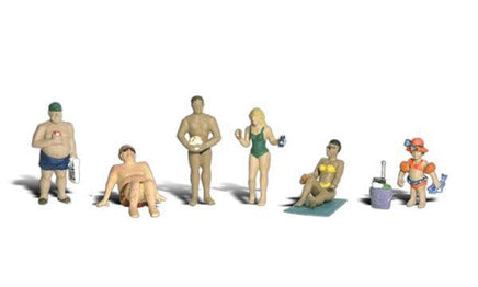 HO Woodland Sun Bathers 1853 - MPM Hobbies