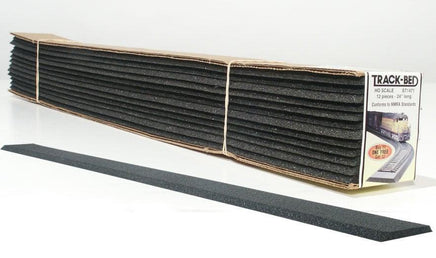 HO Woodland Track-Bed Strips (Standard Pack) 24" 12pk - 1471 - MPM Hobbies
