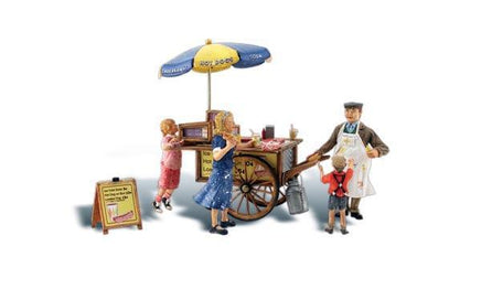 HO Woodland Wally's Wiener Wagon 1945 - MPM Hobbies