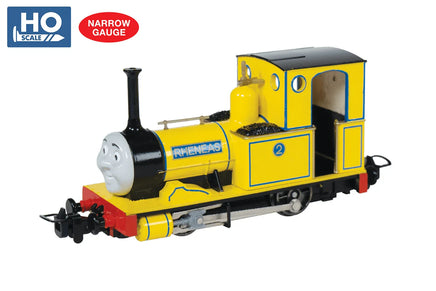 HOn30 Bachmann Thomas & Friends Narrow Gauge Yellow Rheneas - 58605 - MPM Hobbies