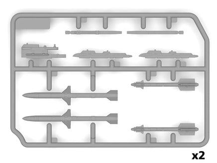1/72 ICM MiG-29 of Ukrainian Air Forces with JDAM-ER bombs - MPM Hobbies