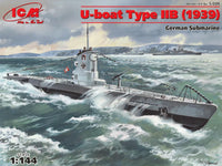 1/144 ICM U-Boat Type IIB (1939), German Submarine