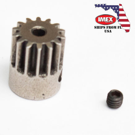 IMEX 14T Motor Pinion Gear & Set Screw 16734 - MPM Hobbies