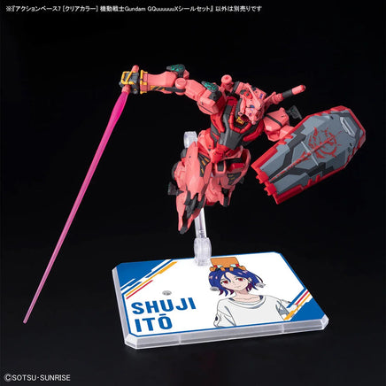 Mobile Suit Gundam GQuuuuuuX Clear Action Base 7 Sticker Set - MPM Hobbies