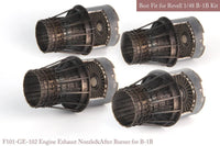 1/48 KA Models B-1B GE EXHAUST NOZZLE & AFTER BURNER SET (CLOSED) for Revell