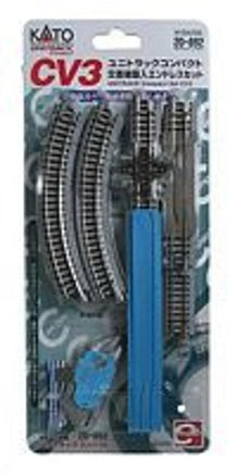 N Kato CV-3 Unitrack Compact Set with Crossing 20892 - MPM Hobbies