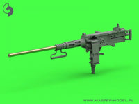 1/35 Master Model Browning M2HB .50 cal (12,7mm) - on tank mount - early WWII version (D69820 cradle with small 50 round ammo can D68375) - MPM Hobbies