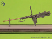 1/35 Master Model Browning M2HB .50 cal (12,7mm) - on tank mount - early WWII version (D69820 cradle with small 50 round ammo can D68375) - MPM Hobbies