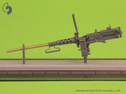 1/35 Master Model Browning M2HB .50 cal (12,7mm) - on tank mount - early WWII version (D69820 cradle with small 50 round ammo can D68375) - MPM Hobbies