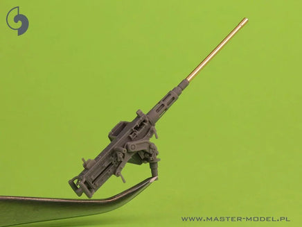1/35 Master Model Browning M2HB .50 cal (12,7mm) - on tank mount - early WWII version (D69820 cradle with small 50 round ammo can D68375) - MPM Hobbies