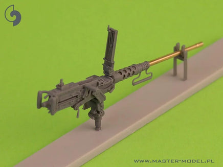1/35 Master Model Browning M2HB .50 cal (12,7mm) - on tank mount - early WWII version (D69820 cradle with small 50 round ammo can D68375) - MPM Hobbies