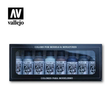 Vallejo 17ml Set of 8 Metallic Colors - 71176 - MPM Hobbies