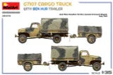 1/35 Miniart G7107 1.5t 4x4 Cargo Truck w/Ben Hur Trailer