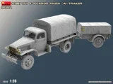 1/35 Miniart G7107 1.5t 4x4 Cargo Truck w/Ben Hur Trailer