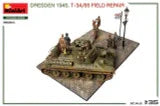1/35 Miniart Dresden 1945. T-34/85 FIELD REPAIR. BIG SET
