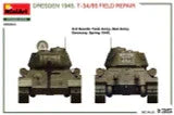 1/35 Miniart Dresden 1945. T-34/85 FIELD REPAIR. BIG SET
