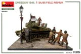 1/35 Miniart Dresden 1945. T-34/85 FIELD REPAIR. BIG SET