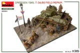 1/35 Miniart Dresden 1945. T-34/85 FIELD REPAIR. BIG SET