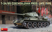 1/35 Miniart T-34/85 Czechoslovak Prod LATE Plastic Model Kit